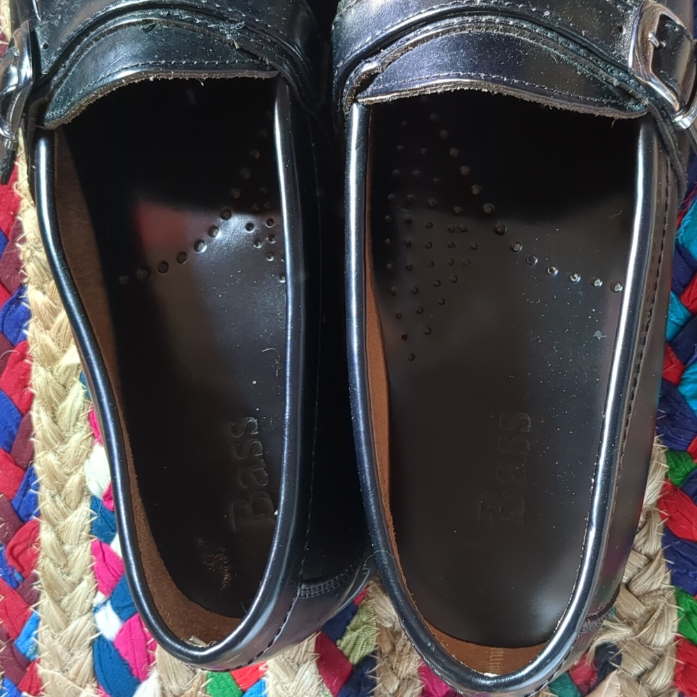 G.H. Bass & Co Weejuns Parker black kiltie loafers - Picture 3 of 6